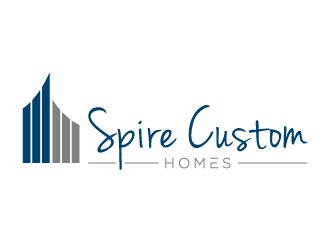 Spire Custom Homes logo design by Mirza