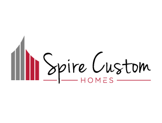 Spire Custom Homes logo design by Mirza