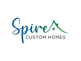 Spire Custom Homes logo design by hidro