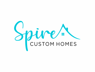 Spire Custom Homes logo design by hidro