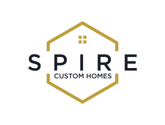 Spire Custom Homes logo design by Artigsma