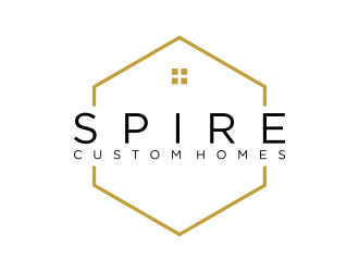 Spire Custom Homes logo design by Artigsma