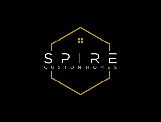 Spire Custom Homes logo design by Artigsma