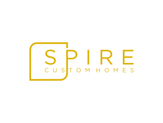 Spire Custom Homes logo design by Artigsma