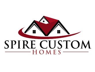 Spire Custom Homes logo design by ElonStark