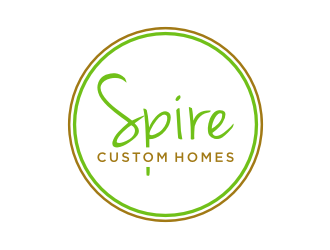 Spire Custom Homes logo design by Zhafir