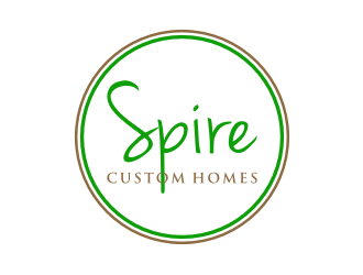 Spire Custom Homes logo design by Zhafir