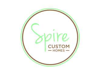 Spire Custom Homes logo design by Zhafir