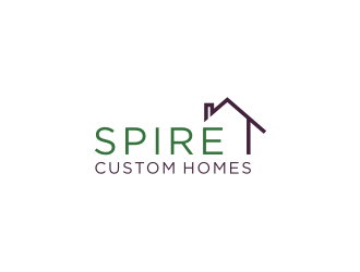 Spire Custom Homes logo design by RatuCempaka