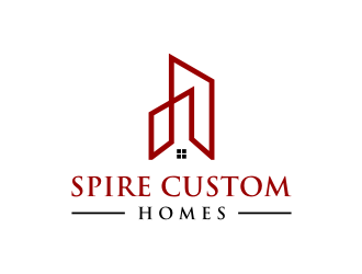 Spire Custom Homes logo design by asyqh