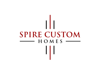 Spire Custom Homes logo design by asyqh