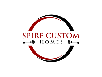 Spire Custom Homes logo design by asyqh