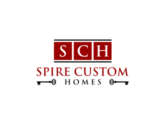 Spire Custom Homes logo design by asyqh