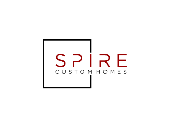 Spire Custom Homes logo design by asyqh