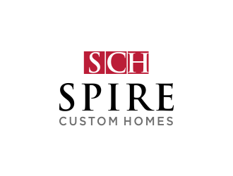 Spire Custom Homes logo design by MUNAROH