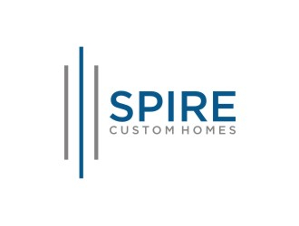 Spire Custom Homes logo design by sabyan