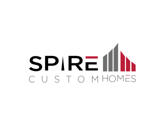 Spire Custom Homes logo design by dayco