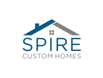 Spire Custom Homes logo design by sabyan