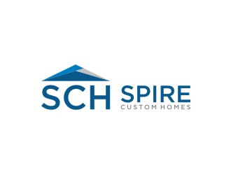 Spire Custom Homes logo design by sabyan