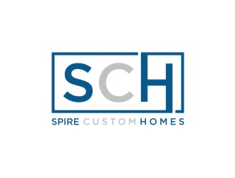 Spire Custom Homes logo design by sabyan