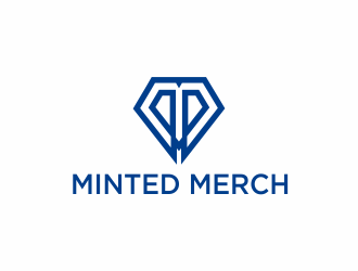 Minted logo design by santrie