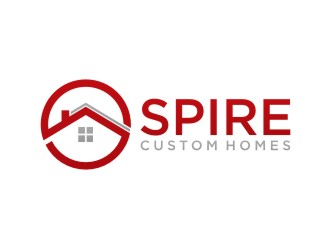 Spire Custom Homes logo design by sabyan