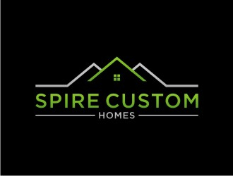 Spire Custom Homes logo design by sabyan