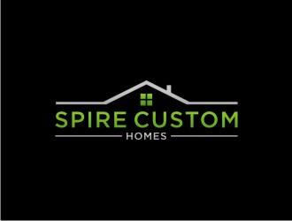 Spire Custom Homes logo design by sabyan