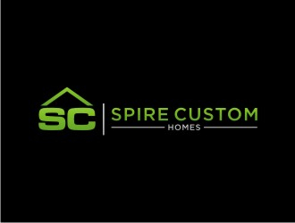 Spire Custom Homes logo design by sabyan