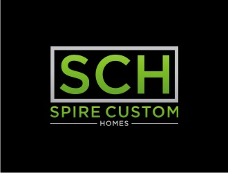 Spire Custom Homes logo design by sabyan