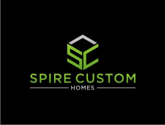 Spire Custom Homes logo design by sabyan