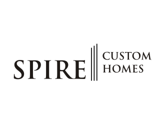 Spire Custom Homes logo design by Franky.