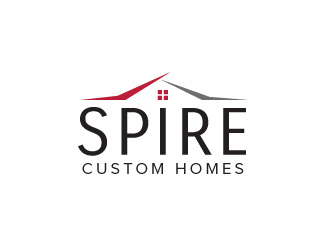 Spire Custom Homes logo design by fritsB