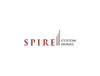 Spire Custom Homes logo design by asyqh