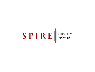 Spire Custom Homes logo design by asyqh