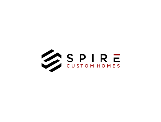 Spire Custom Homes logo design by asyqh