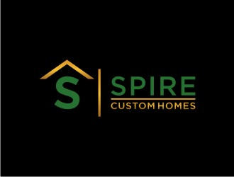 Spire Custom Homes logo design by sabyan