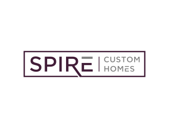 Spire Custom Homes logo design by Barkah