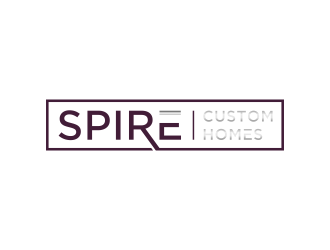 Spire Custom Homes logo design by Barkah