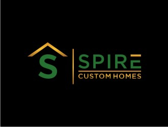 Spire Custom Homes logo design by sabyan