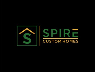 Spire Custom Homes logo design by sabyan