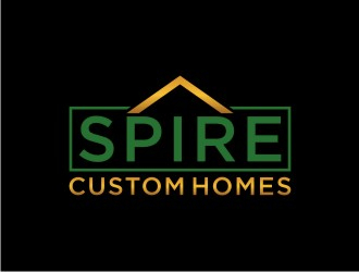 Spire Custom Homes logo design by sabyan