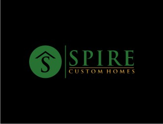 Spire Custom Homes logo design by sabyan