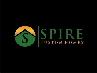 Spire Custom Homes logo design by sabyan