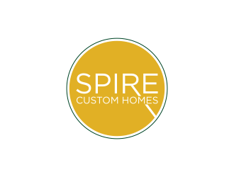 Spire Custom Homes logo design by luckyprasetyo