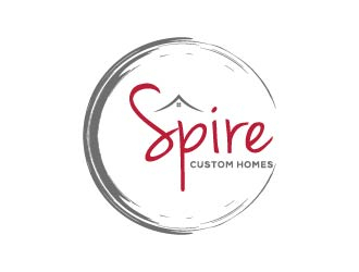 Spire Custom Homes logo design by maserik