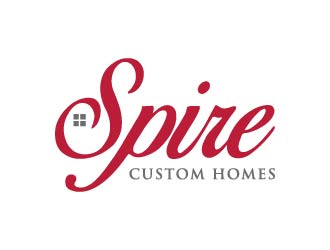 Spire Custom Homes logo design by maserik