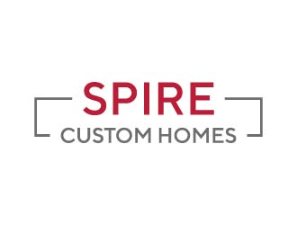 Spire Custom Homes logo design by maserik