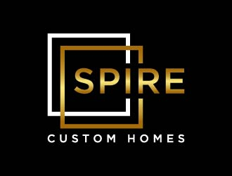 Spire Custom Homes logo design by maserik