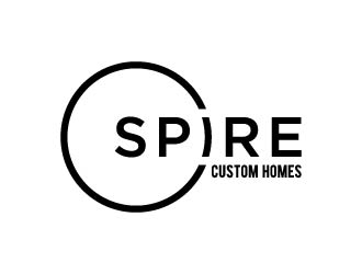 Spire Custom Homes logo design by maserik